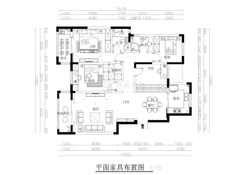 魯班裝飾,金科世界城,戶型圖