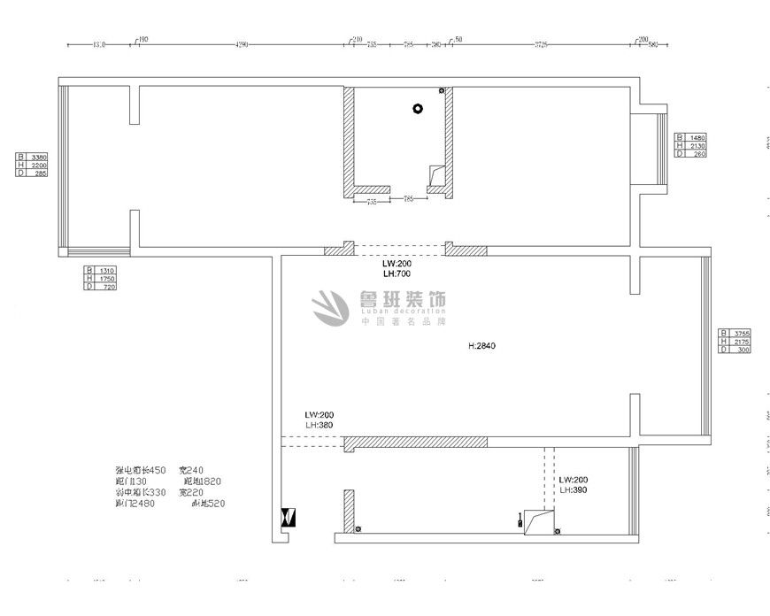 秦川廠家屬院,現(xiàn)代風格,戶型圖