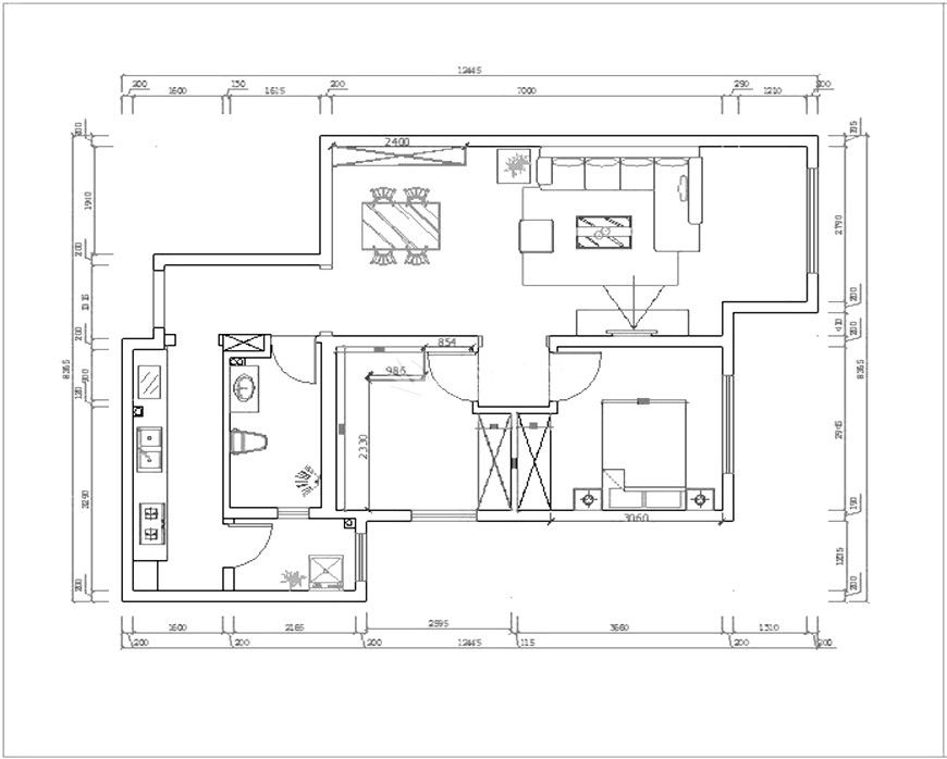 保利拉菲公館,現(xiàn)代風(fēng)格,戶型圖