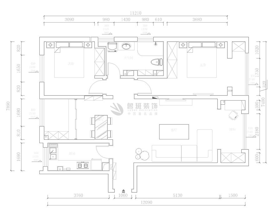 驪山花城,現(xiàn)代風(fēng)格,戶型圖