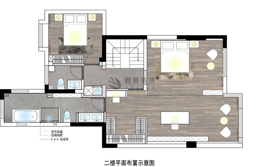 綠地城,新中式風格效果圖,戶型圖